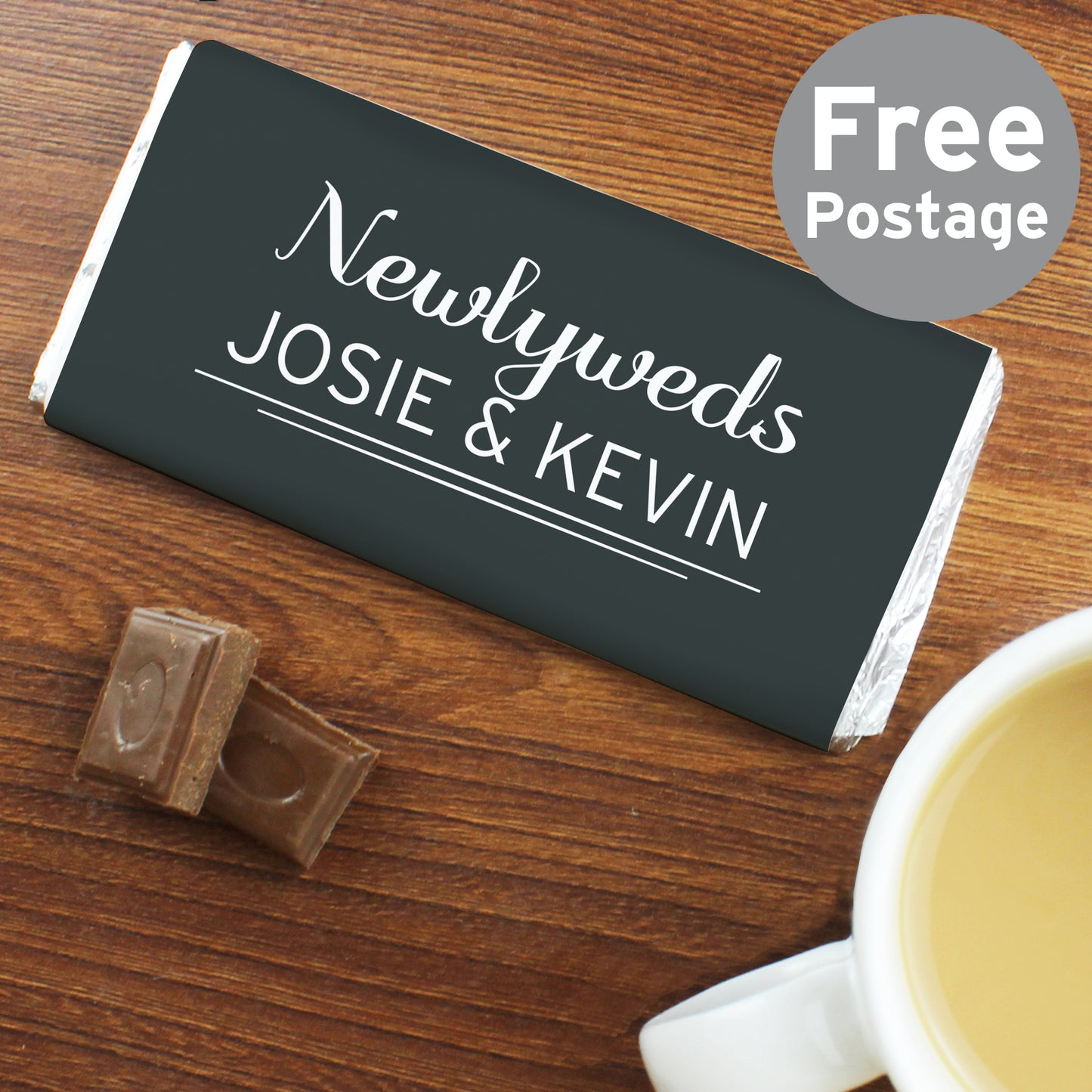 Personalised Classic Milk Chocolate Bar