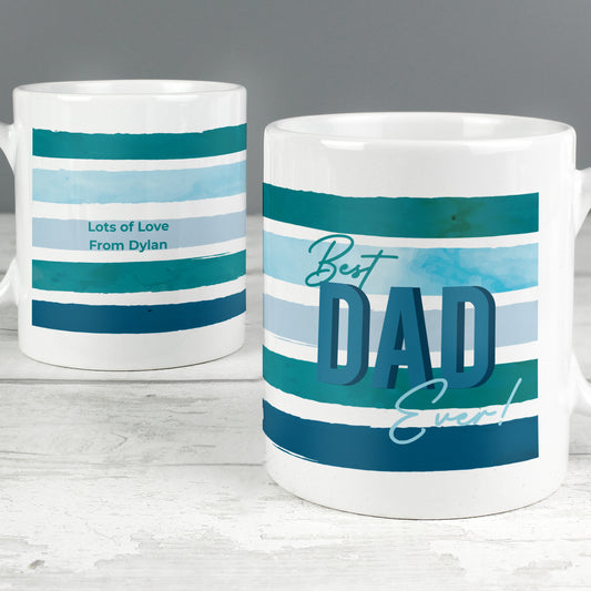 Personalised Best Dad Ever Mug