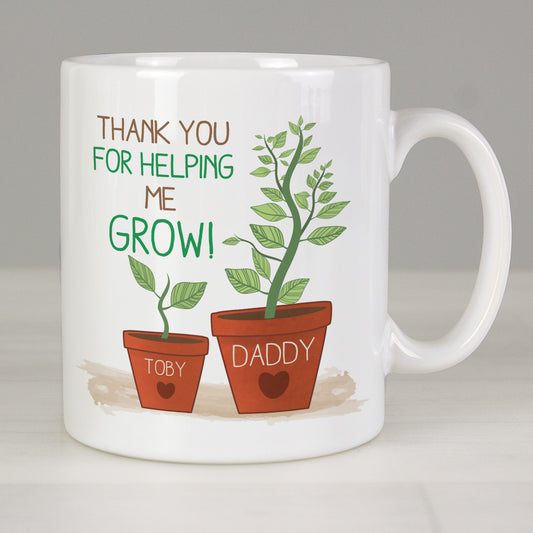 Personalised Helping Me Grow Mug