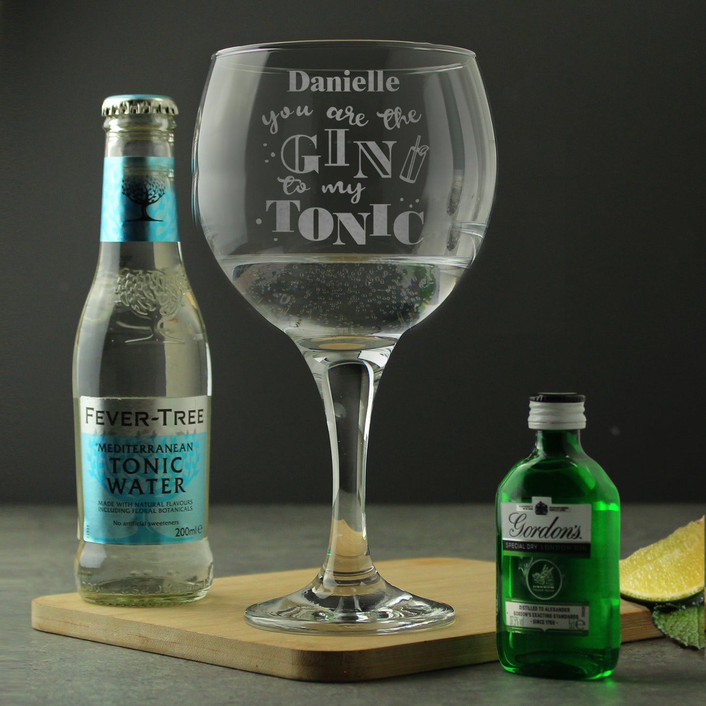 Personalised Gin To My Tonic Gin Set