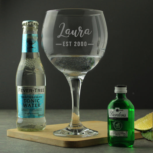 Personalised Established Gin Gift Set
