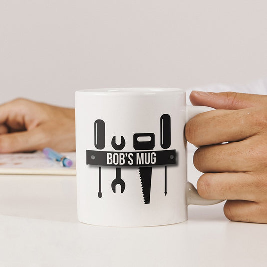 Personalised Tool Bench Mug