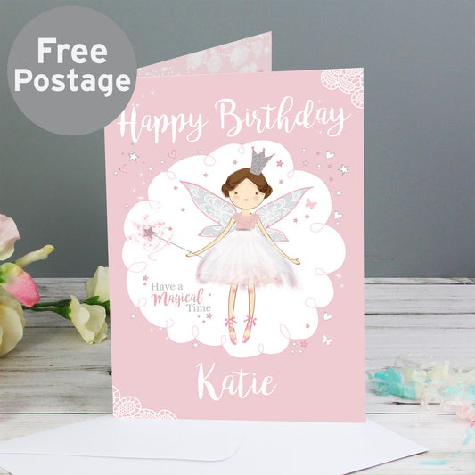 Personalised Fairy Princess Card