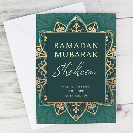 Personalised Eid and Ramadan Card