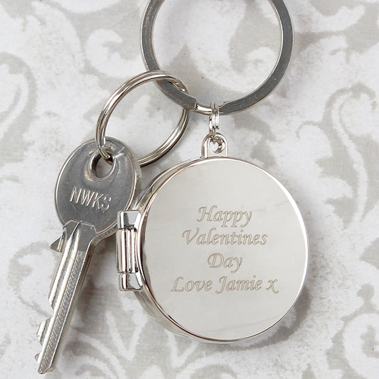 Personalised Round Photo Keyring