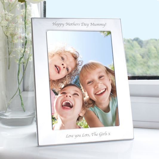 Personalised Silver 5x7 Photo Frame