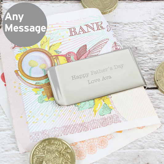 Personalised Any Message Money Clip