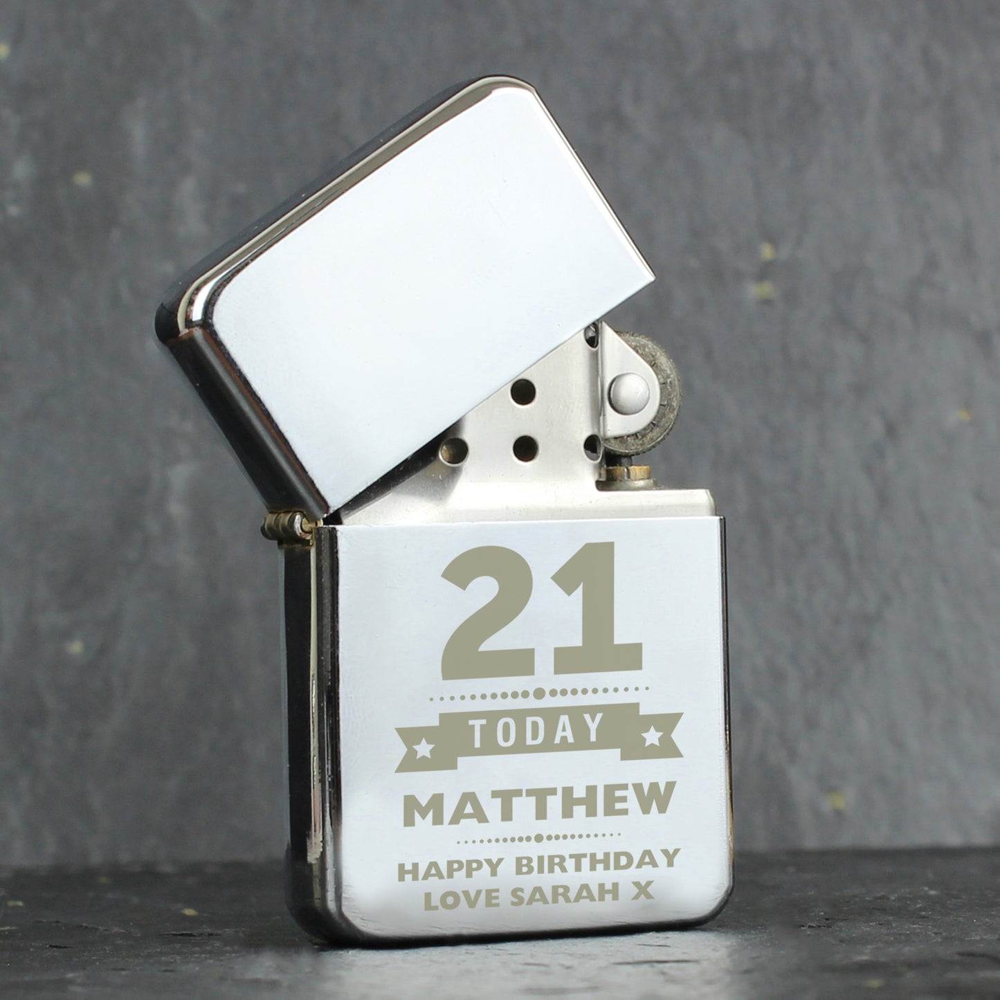 Personalised Birthday Star Lighter