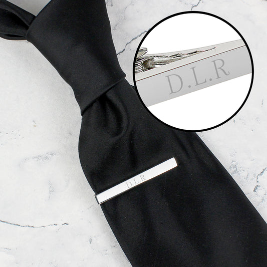 Personalised Initials Tie Clip