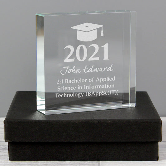 Personalised Graduation Crystal Token