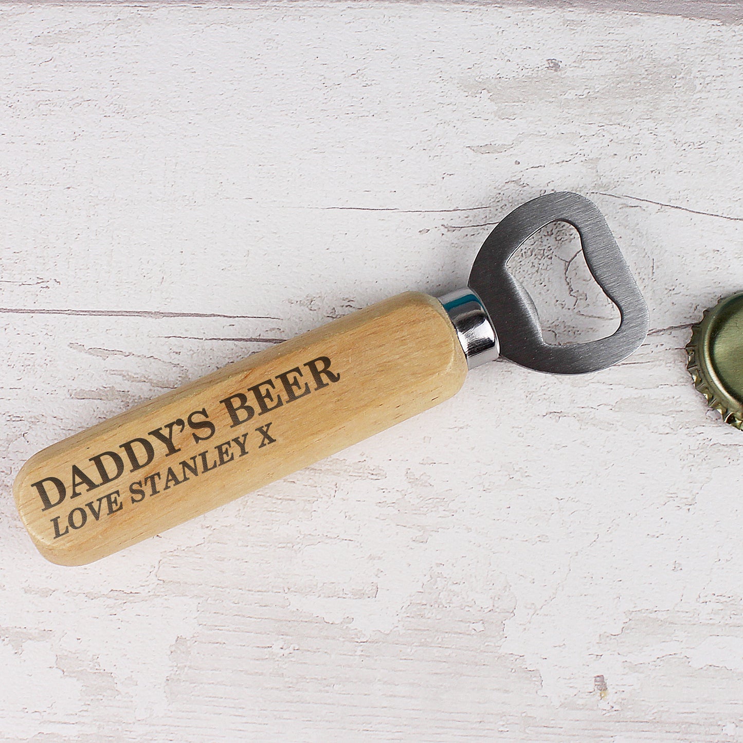 Personalised Wooden Bottle Opener