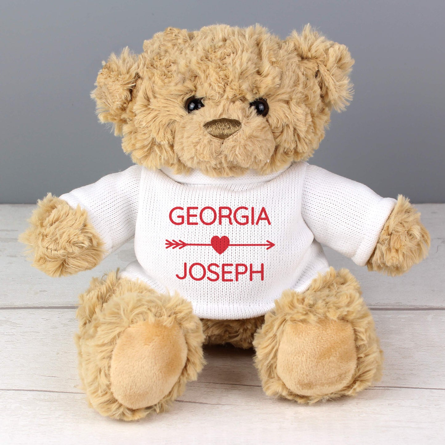 Personalised Couple In Love Teddy Bear