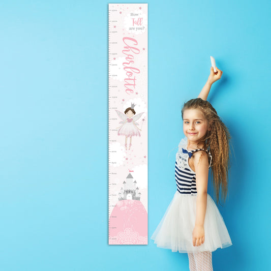 Personalised Fairy Princess Height Chart