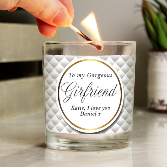 Personalised Opulent Scented Jar Candle