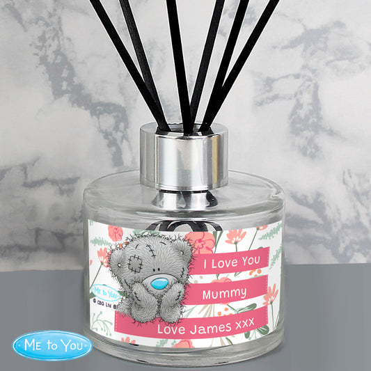 Personalised Me To You Floral Reed Diffuser