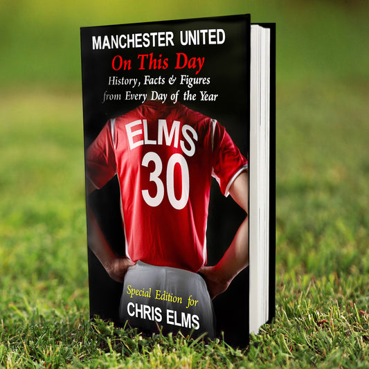 Personalised Manchester United On This Day Book