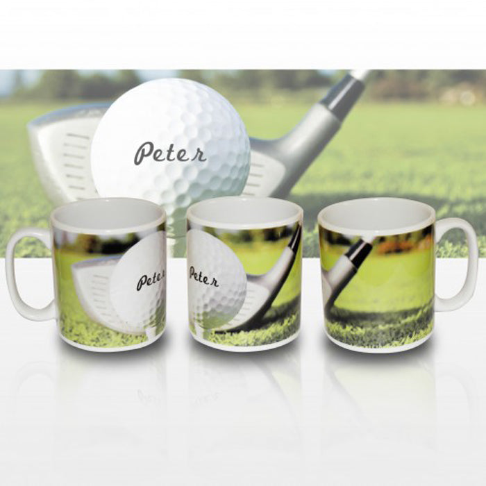 Personalised Golf Ball Mug