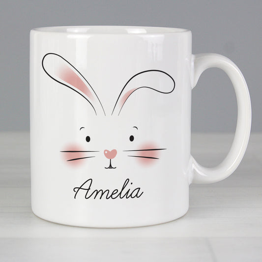 Personalised Bunny Features Mug