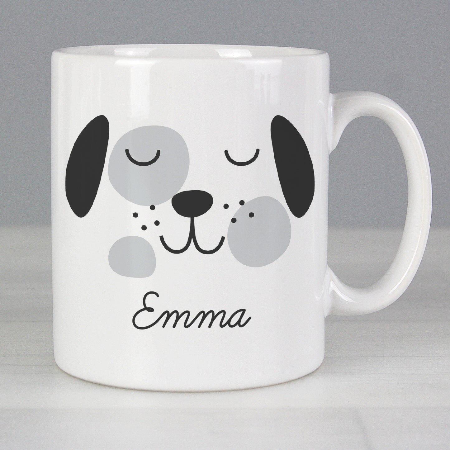 Personalised Cute Dog Face Mug