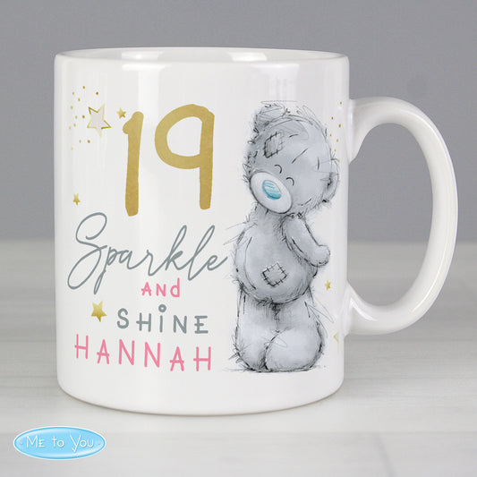 Personalised Me To You Sparkle & Shine Birthday Mug