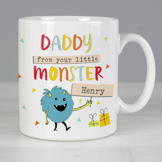 Personalised Little Monster Mug