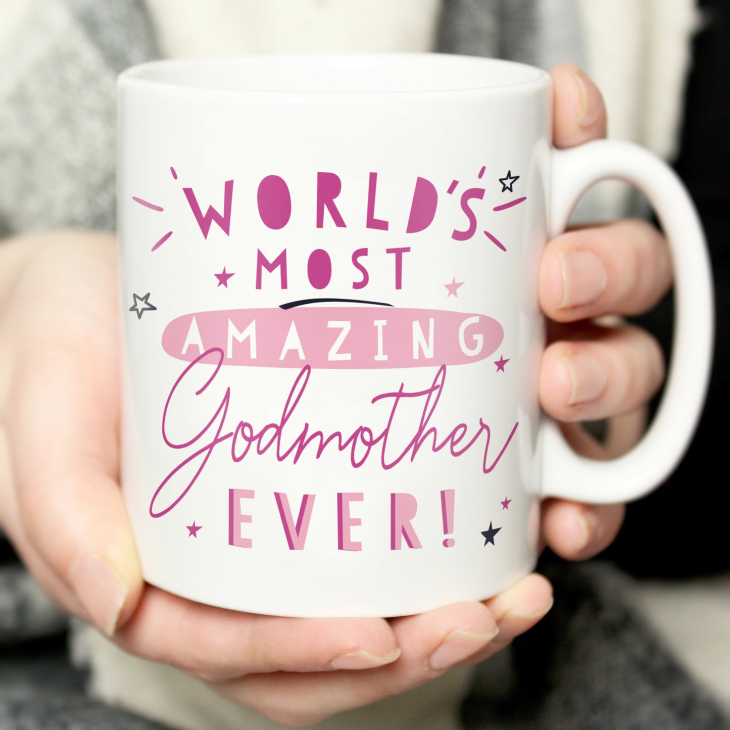 Personalised World's Most Amazing Godmother Mug