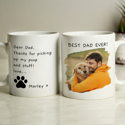 Personalised Free Text Pet Photo Upload Mug