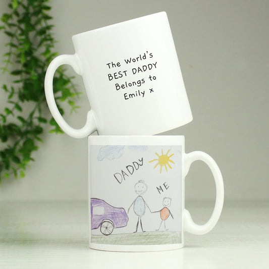 Personalised Childrens Drawing Photo Upload Mug