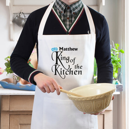 Personalised King of the Kitchen Apron