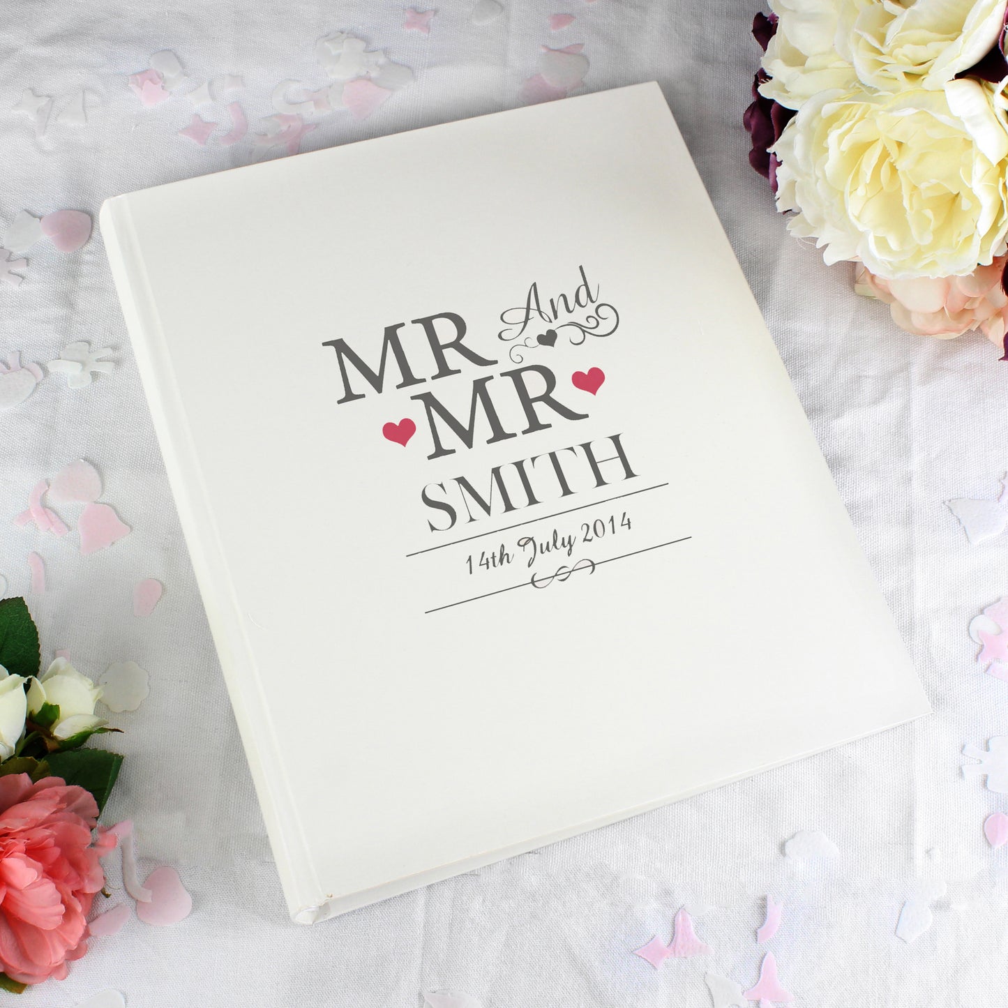 Personalised Mr & Mr Traditional Photo Album