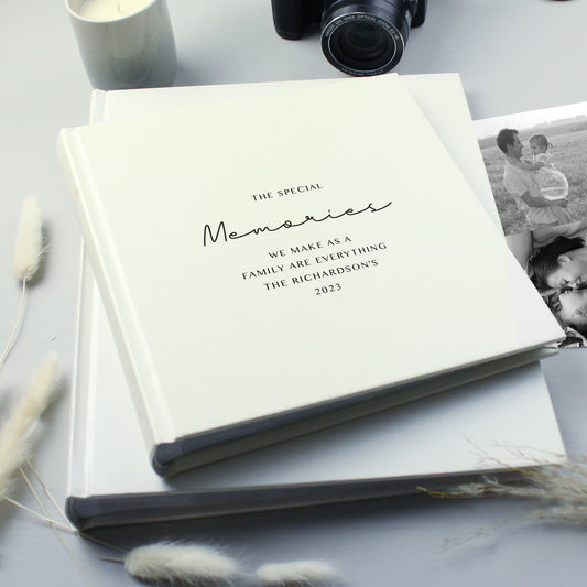 Personalised Free Text Square Photo Album