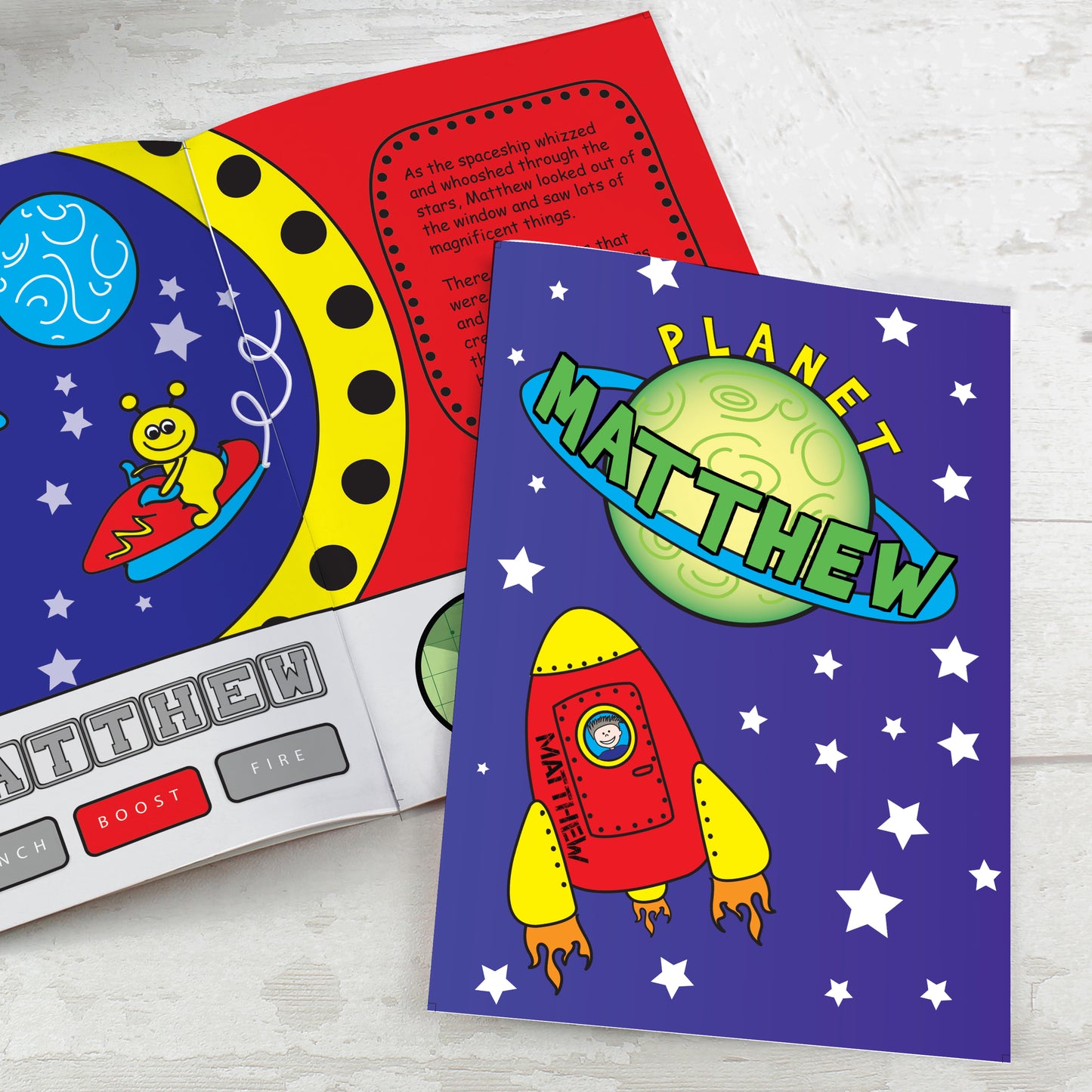 Personalised Space Story Book